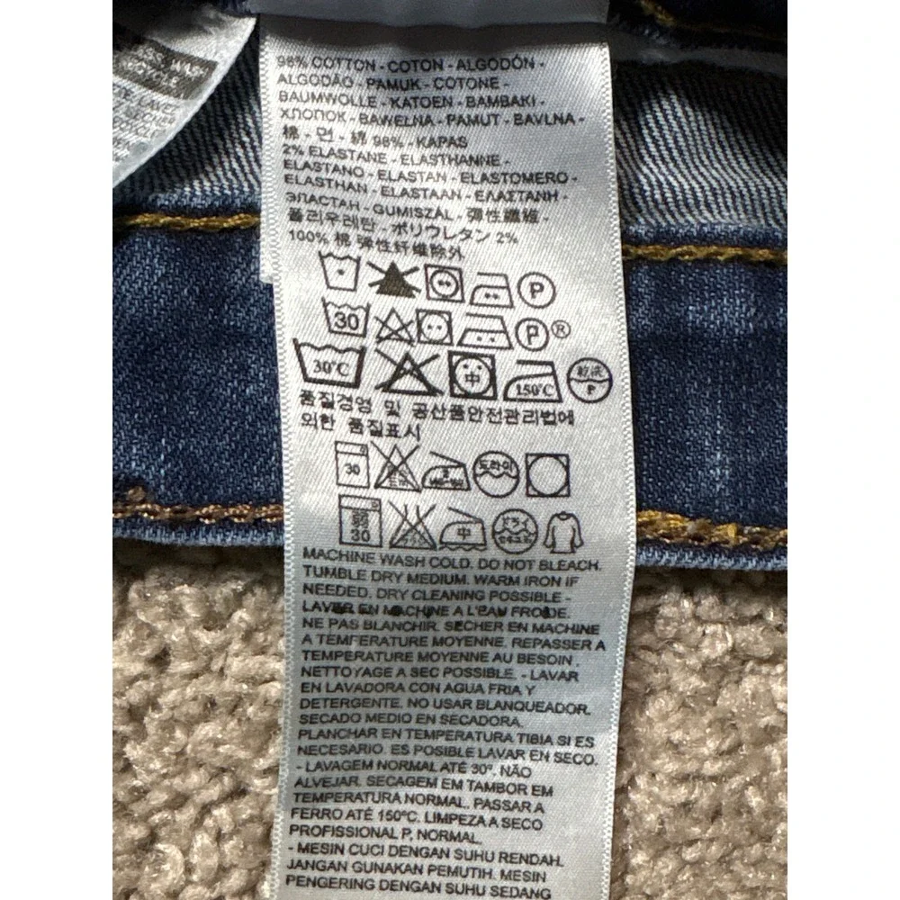Levis 559 Relaxed Straight Jeans Mens 38X30 Blue Medium Wash Denim Pants